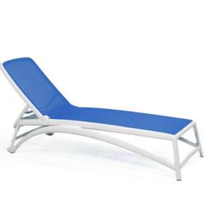 Atlantico Sunbed ( Bianco & Blue )